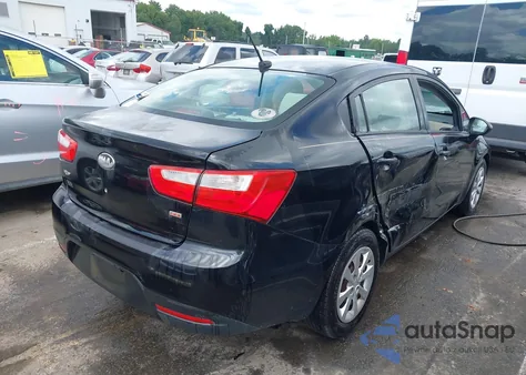 2013 Kia Rio Lx из США, поврежденный, VIN KNADM4A3XD6179881